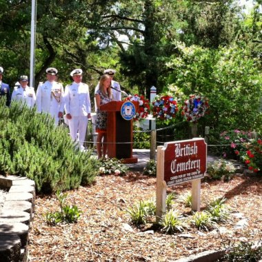 Ocracoke Honors Crew of Bedfordshire